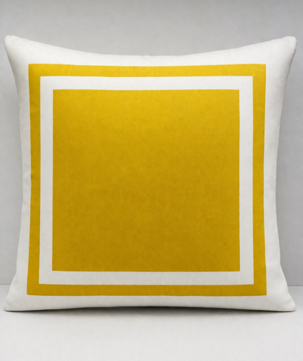 Funada de cojin amarillo