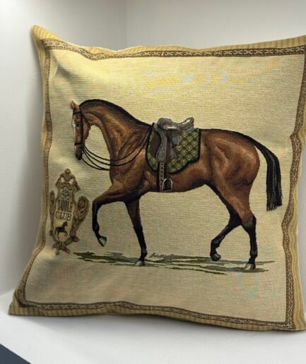 Funda jaquard caballo.