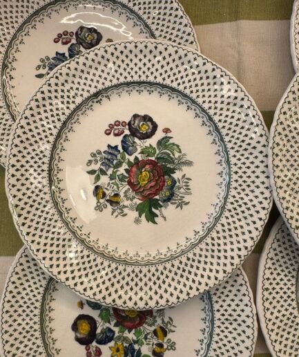 6 platos de té , 18 cm