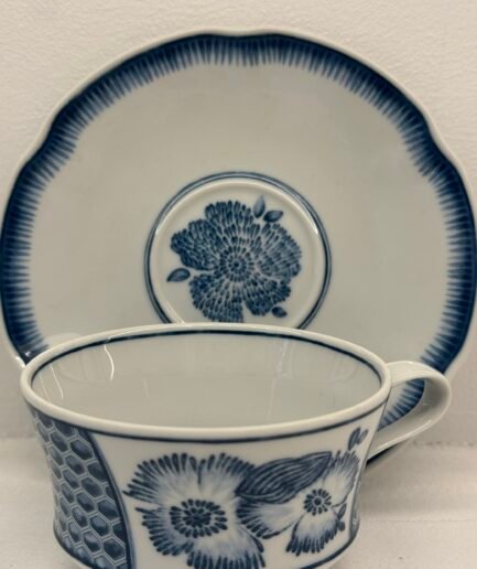 Taza de té con plato